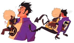 No More Heroes Porn - shinobu jacobs and travis touchdown (no more heroes) | Bleachbooru