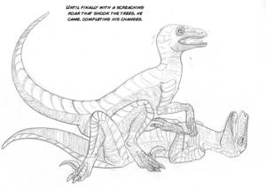 Female Raptor Dinosaur Porn - Commission.
