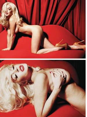 Lindsay Lohan Playboy Pussy - Lindsay Lohan Nude for Playboy February 2012