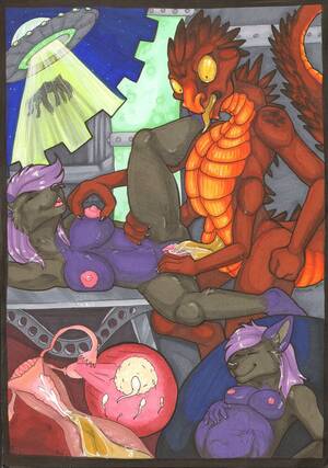 Alien Yiff Porn - Rule 34 - abduction alien belly breasts canine closed eyes comic cross  section cum cum in ovaries cum in pussy cum in uterus cum inside  extraterrestrial fallopian tubes female fetal movement furry