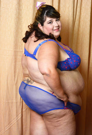 fattest nude - Fat woman in underwear