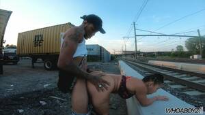 Latin Big Dick Public - Latina deepthroats a big black dick in public before being railed doggy  style. Best porn videos