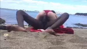 beach interracial creampie - Huge BBC Creampies White Woman On Public Beach | xHamster