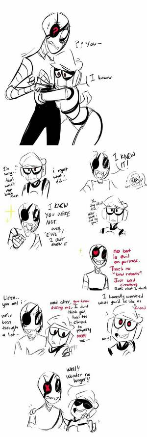 Deoxyrebornicleic Artsy Porn - Artman and Daggerbot