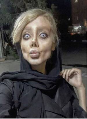 Angelina Jolie Captions - Iran's 'Zombie Angelina Jolie' IS a Photoshop fraud, pics show as she's  seen for first time in years | The US Sun