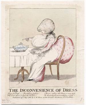 Ankle Porn 1800s - Schuyler Mansion State Historic Site: Elbows, Ankles and DÃ©colletage: Myths  of 18th Century Women's Fashion Part 1