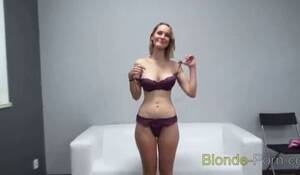 Blonde Czech Amateur Girl - Shy Amateur Czech Girl On Casting â€” PornOne ex vPorn