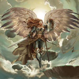 Mtg Angel Porn - Magic Tactics: Serra Angel by Kaiz0 [1024 x 1024] : r/mtgporn