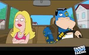 Gril American Dad Porn - Good wife Francine Smith deepthroating Stan's robot cock - American Dad porn  cartoon