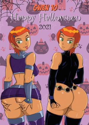 Halloween Gwen Porn Ass - Rule 34 - 2021 2girls aged up ass ben 10 breasts bubble butt cartoon  network cosplay costume crop top dat ass dc fat ass fat butt female female  only green eyes gwen