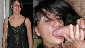 before after cum shot group - Before-after blowjobs pics of MILFs and housewives