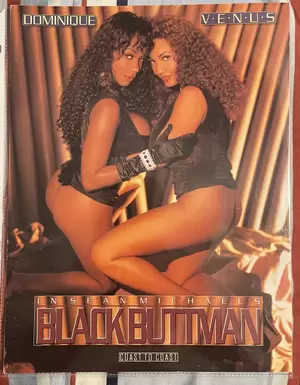 First Black Porn Stars - RARE PROMO â€œBLACK BUTTMANâ€ MOVIE POSTER - PORN STARS DOMINIQUE & VENUS |  eBay