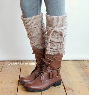 90s Slouch Sock Porn - Alpine Thigh High Slouch Sock - Oatmeal | Grace & Lace On Etsy