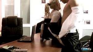 fake tits blonde office fuck - Office working blonde milf in stockings gets a tit cumshot on her big fake  boobs - XVIDEOS.COM