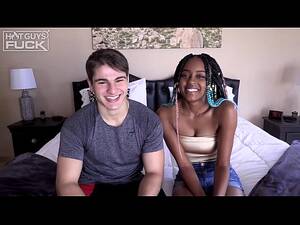 black girl white guy creampie - Amazing black girl and white guy have college sex - XNXX.COM