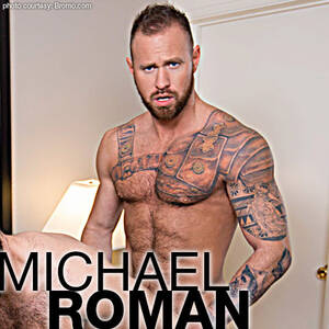 Gay Porn Stars With Beards - Michael Roman | Handsome Masculine Tattooed American Gay Porn Star |  smutjunkies Gay Porn Star Male Model Directory