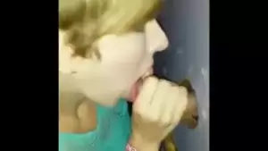 girlfriend blows stranger - Girlfriend has lots of fun blowing strangers in the booth | xHamster