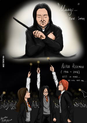 Alan Rickman Cartoon Porn - He was Hans Gruper, Judge Turpin, The Caterpillar, etc. But for me
