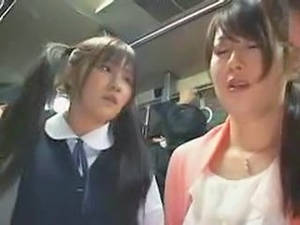 asian in bus - Asian Bus Daughter Japanese Mom Public Student Teen