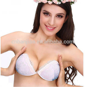 Hot & Evil Halloween Orgy Porn - Women Push Up Bra Sexy Lace Bras Backless Strapless Hot Sexy Images  Silicone Bra