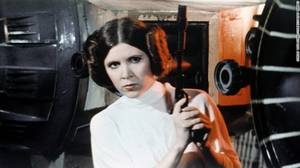 Carrie Fisher Profiles 8 Porn - Carrie Fisher is seen as Princess Leia on the set of George Lucas'
