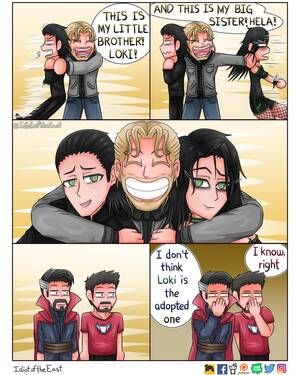 Funny Loki Porn - Loki does look more like Hela, well except when Loki is in his ice giant  form : r/funny