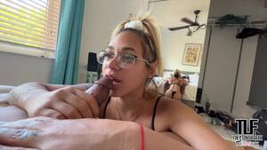 latina massive load - CUTE LATINA WITH GLASSES EARNS HUGE LOAD - Pornhub.com