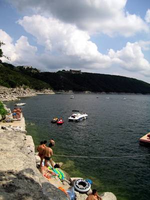 hippie hollow nudist beach - Hippie Hollow Park, at Lake Travis