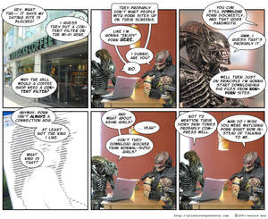 Alien Comic Strip - 