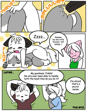 Babysitter Sex Cartoon Comic - e621 after_sex anal anal_penetration anthro arcc babysitter balls  black_penis blue_penis blush canine cat catfiddle clothed clothing