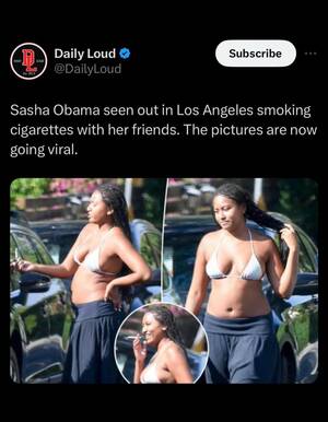 Michelle Obama Blowjob Porn - Holy crap! A 22yo acting like a 22yo! The horror....the HORROR! :  r/WhitePeopleTwitter