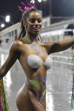 Brazilian Body Paint Porn - Body painted Brazilian woman at a 2016 carnival. Via Liga Carnaval LP.  Tumblr Porn