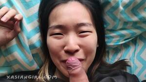 asian girl facial cumshots - Cute Asian Girl Sucks Cock For Facial Cumshot - EPORNER