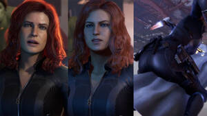 Black Widow Porn Game - Marvel's Avengers: Black Widow's Face E3 Vs Gamescom & Black Widow Riding  Task Master â€“ Naughty Gaming