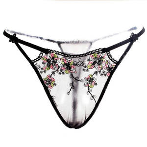fancy panties - Sexy Womens Erotic Lingerie Ladies Transparent Floral Embroidery Fancy Porn  Underwear Sex Temptation Open Butt Crotchless Tangas-in Panties from  Novelty ...