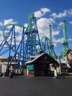 Carnival Ride Porn - Goliath @ Six Flags New England. Amusement Park RidesRoller  CoastersSickFlagsPornRoller Coaster
