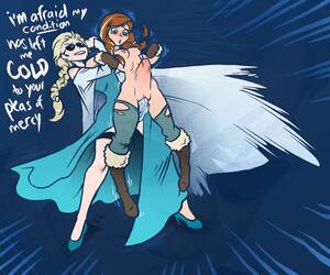 Frozen Hentai Porn Captions - Now Elsa has huge ice dick that she is ready to put into use with Anna! â€“ Frozen  Hentai