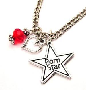 Chain Porn Star - Amazon.com: ChubbyChicoCharms Porn Star Heart And Crystal 18\