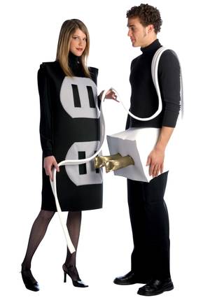 mature halloween tits - Plug and Socket Costume