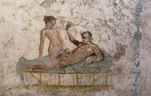 Ancient Roman Porn Frescos - Pornographic Pompeii wall paintings reveal the raunchy services offered in ancient  Roman brothels 2,000 years ago | The Sun