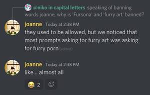 Minor Forbidden Porn Feet - Official Dalle server: Why â€œfurry artâ€ is a banned phrase : r/dalle2