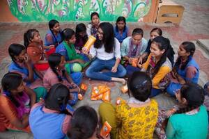 fap nudist voyeur - A Teenager is Involving Young Girls and Boys to Fight the Menstrual Taboos  | The Stories Of Change