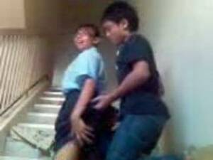 Asian Stairs Porn - Amateur Asian Schoolgirl Fucked On The Stairs By Her Classmate -  NonkTube.com