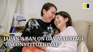 Japanese Forced Lesbian Porn - Japanese lesbian couple overjoyed as landmark ruling paves way for same-sex  marriage - YouTube