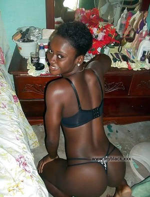 black panty gallery - Short Description: Black cougar in yellow panties posing.... Back to the  gallery Â»