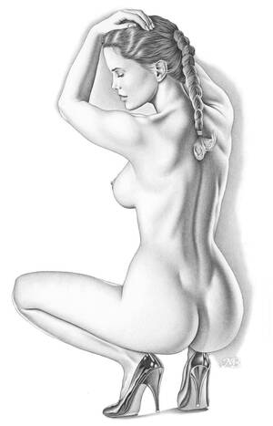 drawings of nudes - Naked Drawings Porn Girls - 66 photos