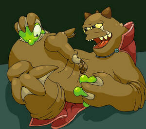 cartoon slug porn - Brain Slug and Lrrr Anal Vore < Your Cartoon Porn