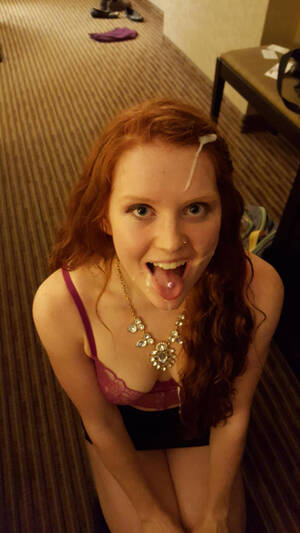 Amatuer Redhead Porn - Cute amateur redhead facialized Porn Pic - EPORNER