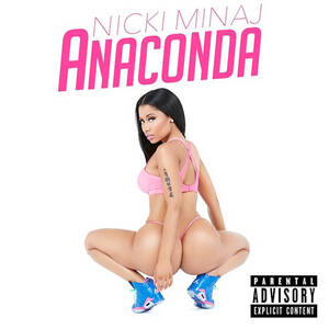 Miley Cyrus Art Porn - Nicki Minaj Anaconda single cover