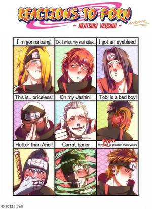Naruto Female Itachi Porn - Akatsuki reactions to porn :D #akatsuki #funny #naruto